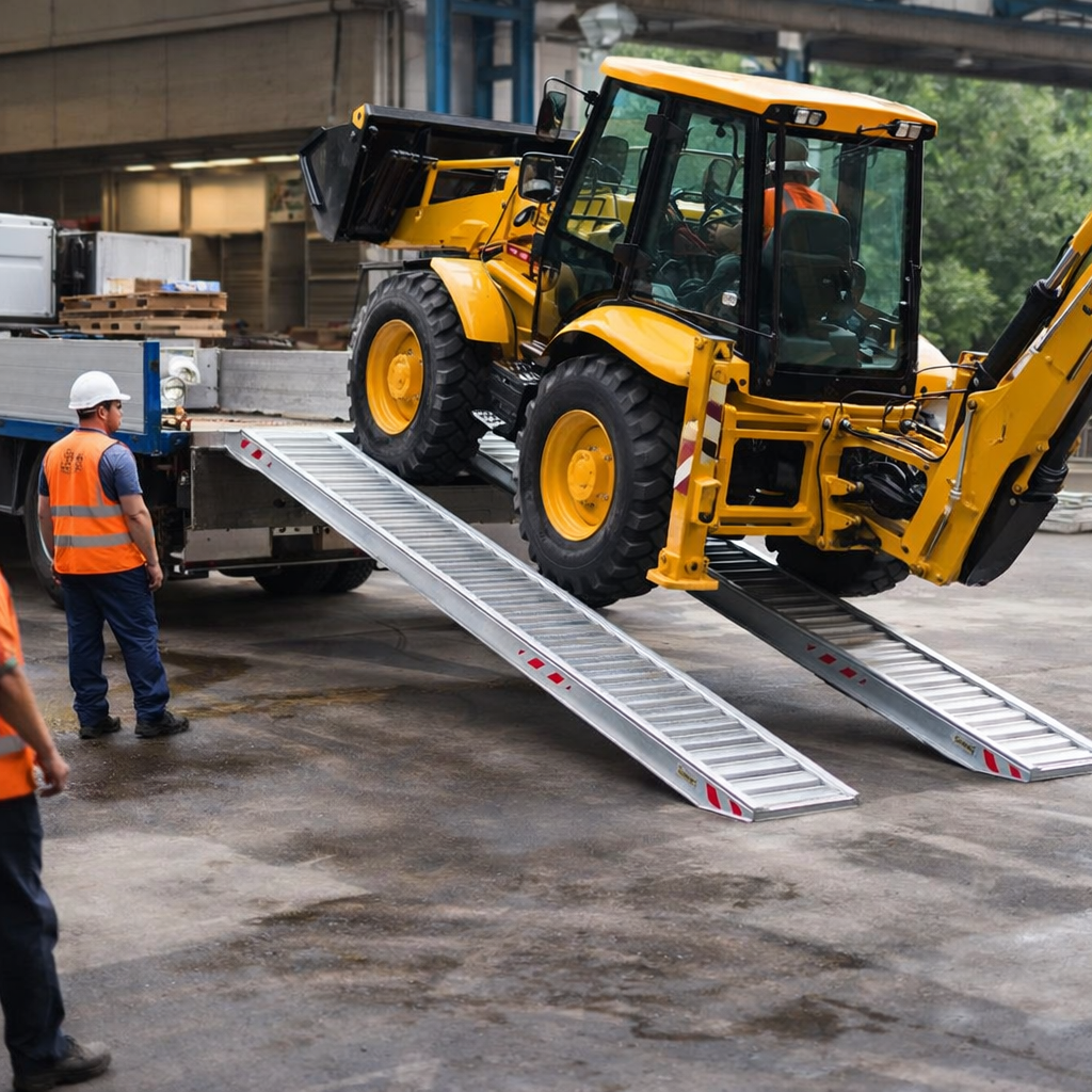 Aluminium Loading Ramps – 3000x400mm – 8000kg Capacity – Industrial