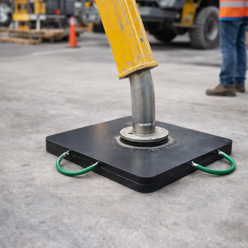 Outrigger Pads – Black – Heavy Duty – Commercial Use