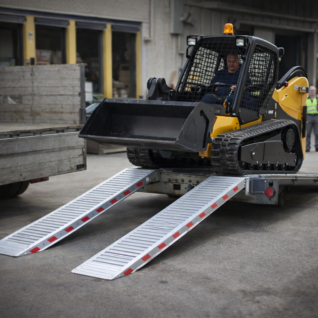 Aluminium Loading Ramps – 5000mm x 510mm – 5910kg Capacity – Plant & Digger Use