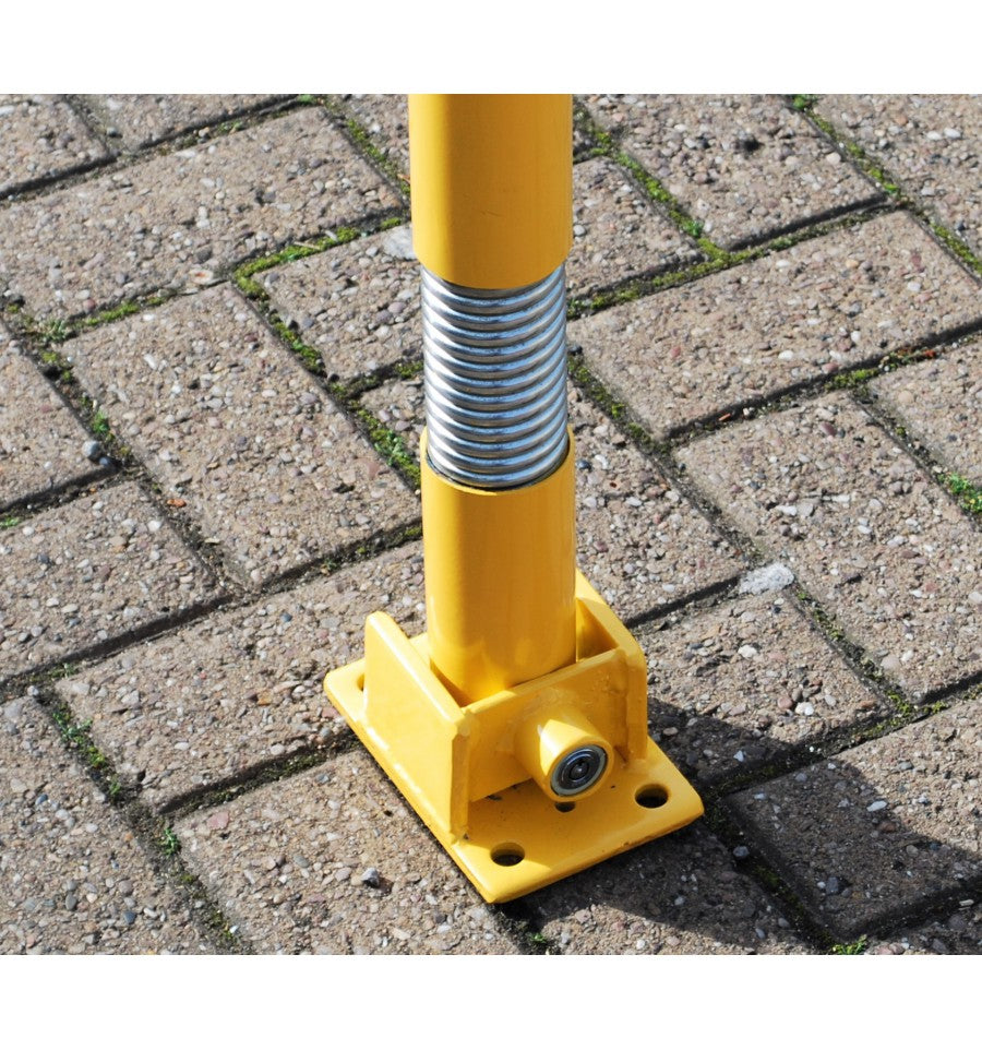 Bendy Flexible Fold Down Parking Post (Yellow)