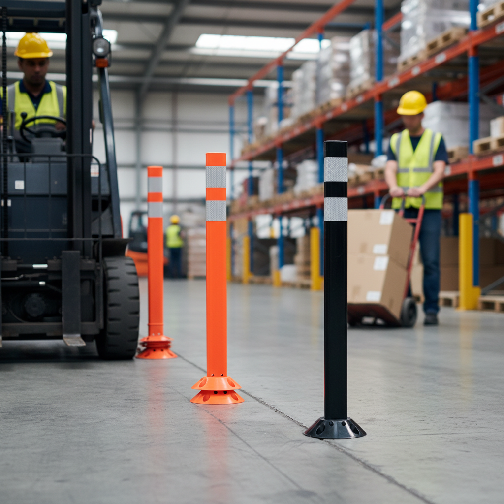 Premium Flexible Lane Marker & Delineator for Road Safety and Visibility - High-Quality Professional Grade for Industrial and Commercial Applications