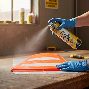 Premium High-Performance 500ml Spray Adhesive for Traffic Cone Sleeve Bonding - High-Quality Professional Grade for Industrial and Commercial Appli...