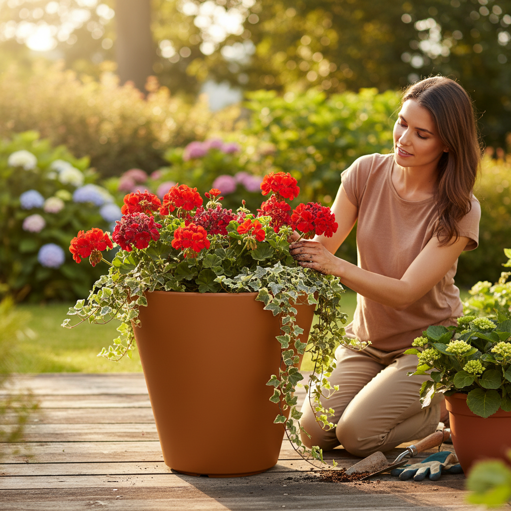 Premium Large Plastic Tradition Planter - Lightweight, Durable, and Available in 18 Colors for Indoor and... | Barriers Co