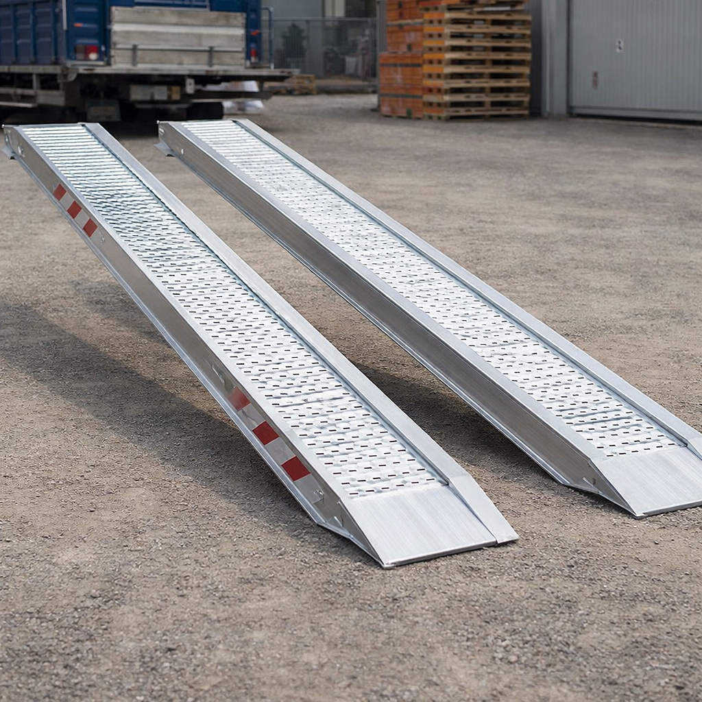 Aluminium Loading Ramps – 3500x510mm – 12000kg Capacity – Plant & Digger Use