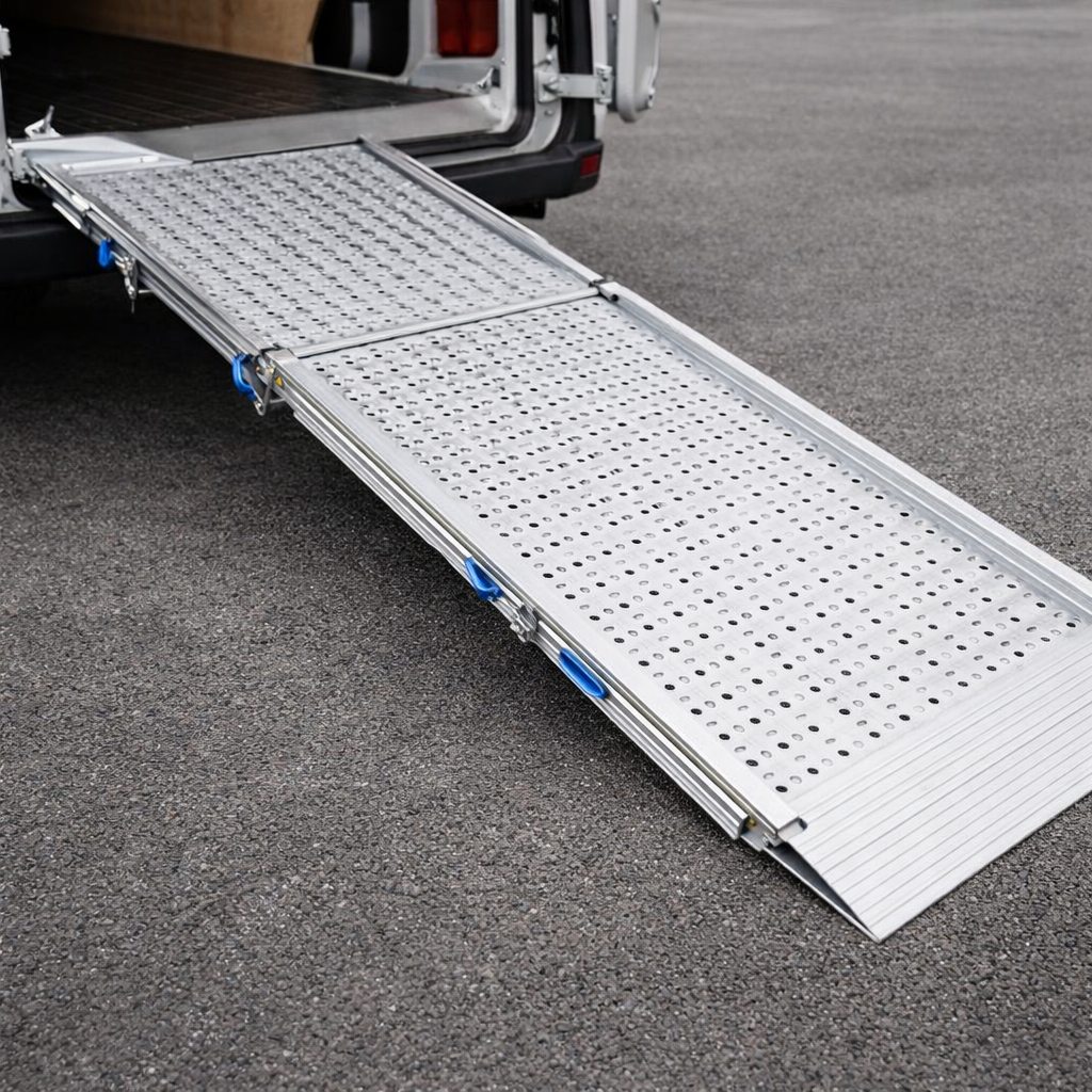 Folding Van Ramp 1100mm W – 650/800kg Capacity