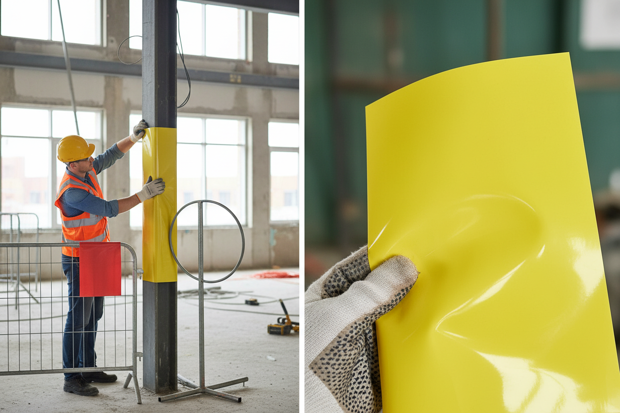 Premium Plastic Films for Ø 60 mm Posts and Hoops - Durable and Versatile Protection (100 x 200 mm)