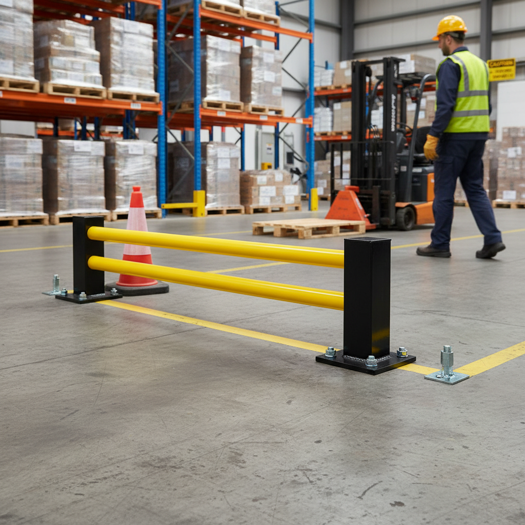 Professional Low-Level ECO Barrier Extension Kit for Custom Warehouse Safety Solutions | Barriers Co