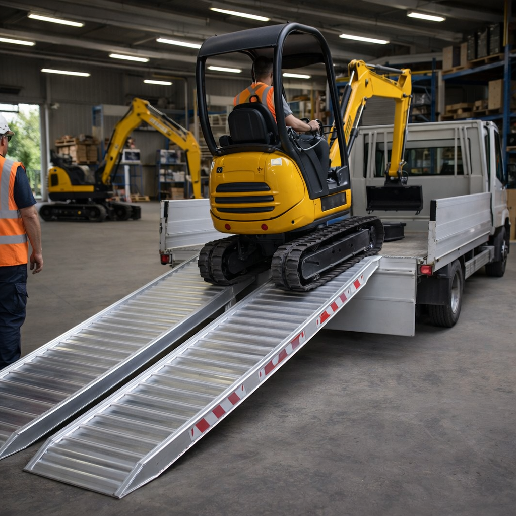 Aluminium Loading Ramps – 1500mm x 500mm – 2450kg Capacity – Commercial Use