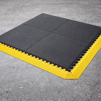 Rubber Interlocking Mat – 91cm x 91cm – Anti-Fatigue – Indoor Use