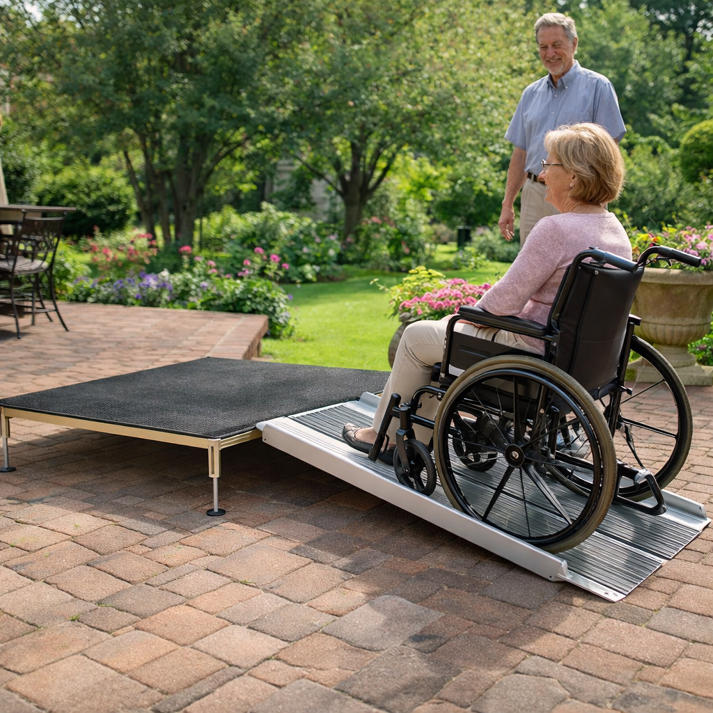 Adjustable Turning Platform – Heavy Duty – 800kg Capacity – Mobility Aid