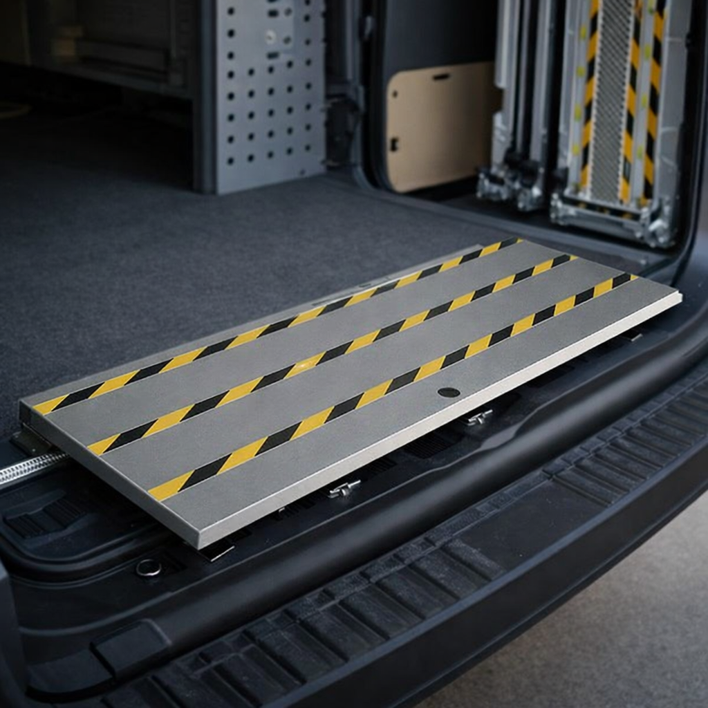 Adapter Plate – Black – Vehicle Compatibility – Folding Van Ramps