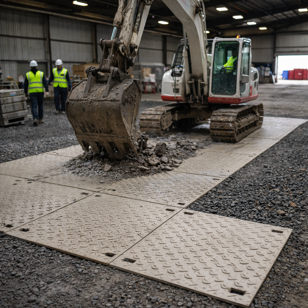 Heavy Duty Mats – 2400mm x 1200mm – 60,000kg Capacity – Vehicle & Pedestrian Use