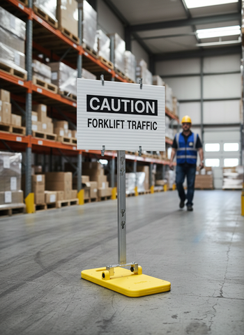 Premium Sign Holder with Traditional Keyhole Mounting for Easy Display - 10.5 kg Weight Capacity