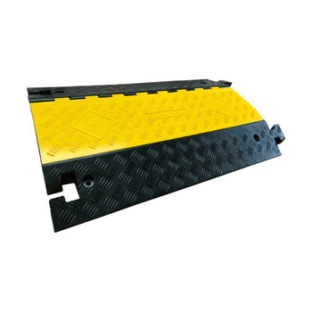 3-Channel Cable Protector Heavy-Duty Protection for Cables in High-Traffic Areas