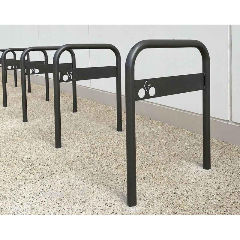 Bicycle Stand With Sign Panel Enhancing Bicycle Parking Solutions