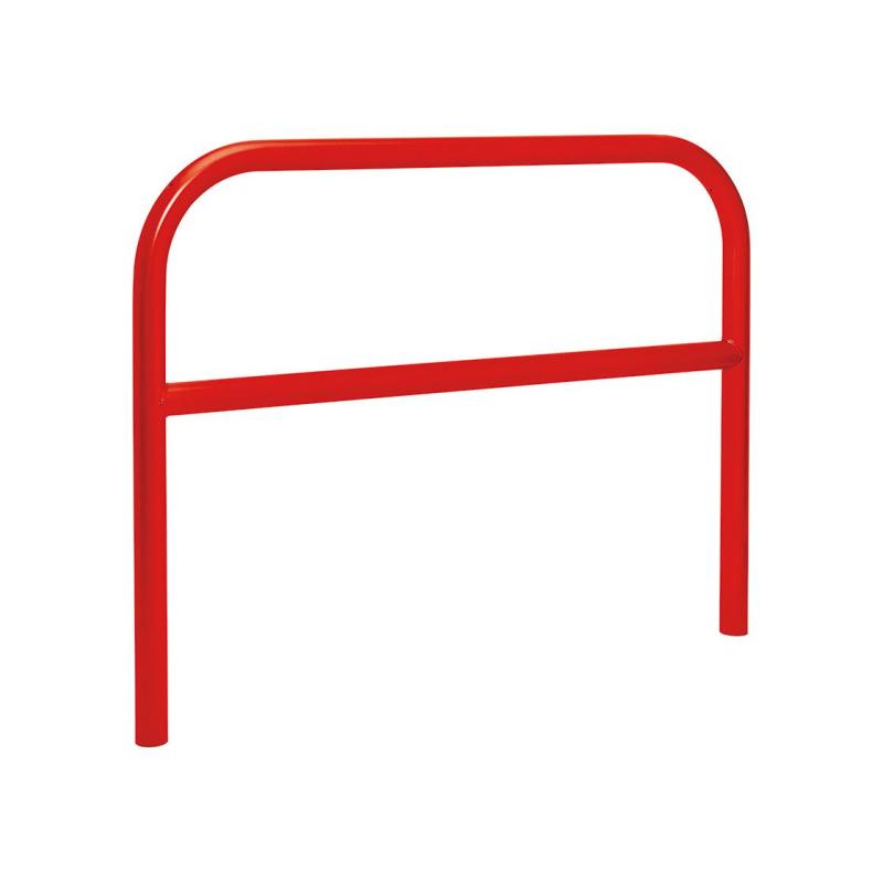 Painted steel hoop barrier with cross bar - Ø 60mm (Galvanised and Painted)