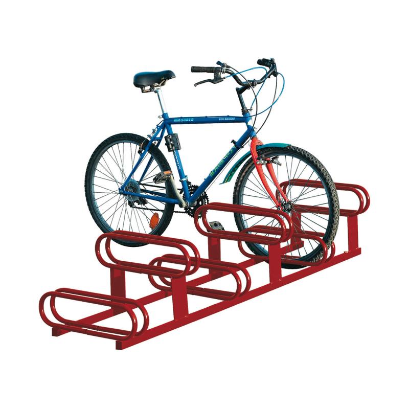 High-Low Bicycle Rack 6 Space A Smart Solution for Urban Bicycle Parking