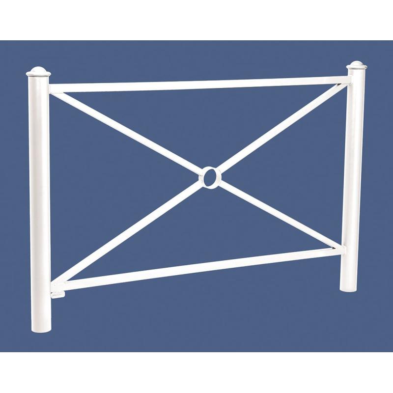 Customizable Agora Province Railing Safety Solution with 3 Frame Styles, 4 Top Caps, and Removable Option