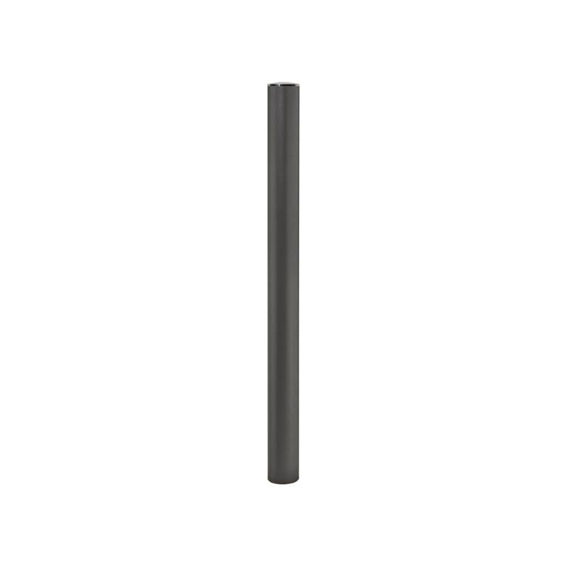 Enhance Urban Spaces with Decorative Steel Bollard: Ø76mm, Brushed Stainless Steel Top Cap
