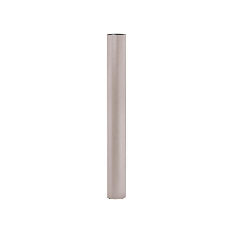 Decorative Steel Bollard with Brushed Stainless Steel Top Cap Ø114mm