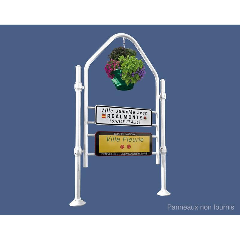 Enhance Your City Entrance with the Agora Town Signage Support