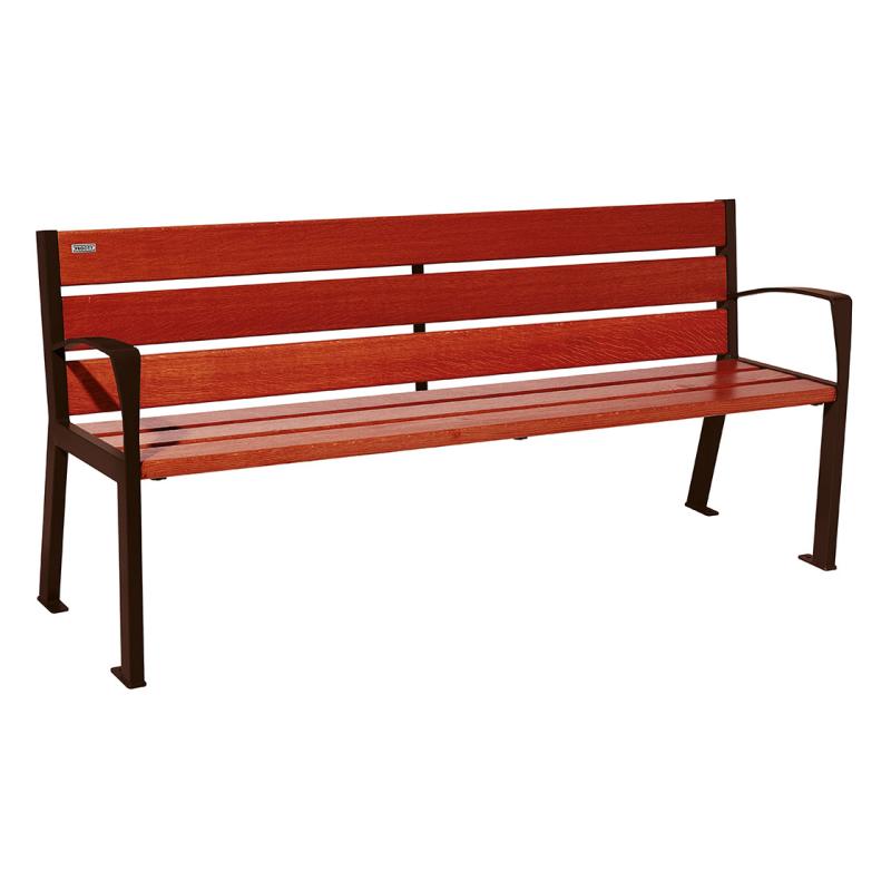 Silaos® Bench ( Mahogany Stained PEFC Certified French Oak )