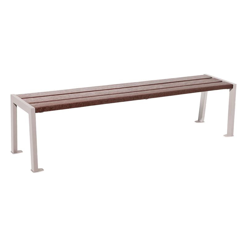 Silaos® Recycled Plastic Bench Simple, Solid, and Stylish
