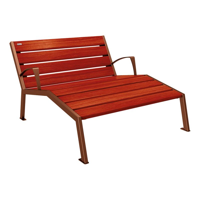 Silaos® Lounger (Mahogany Stained PEFC Certified French Oak)