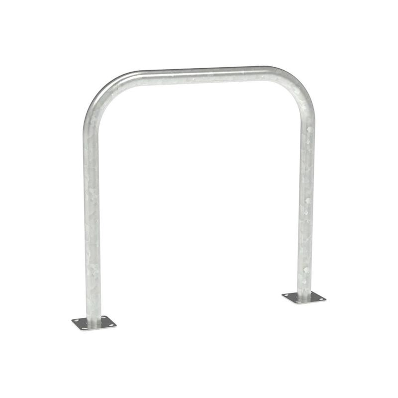 Galvanised Steel Hoop Barrier - Ø 60mm, 1000mm Height Ideal for Ground or Base Plate Installation