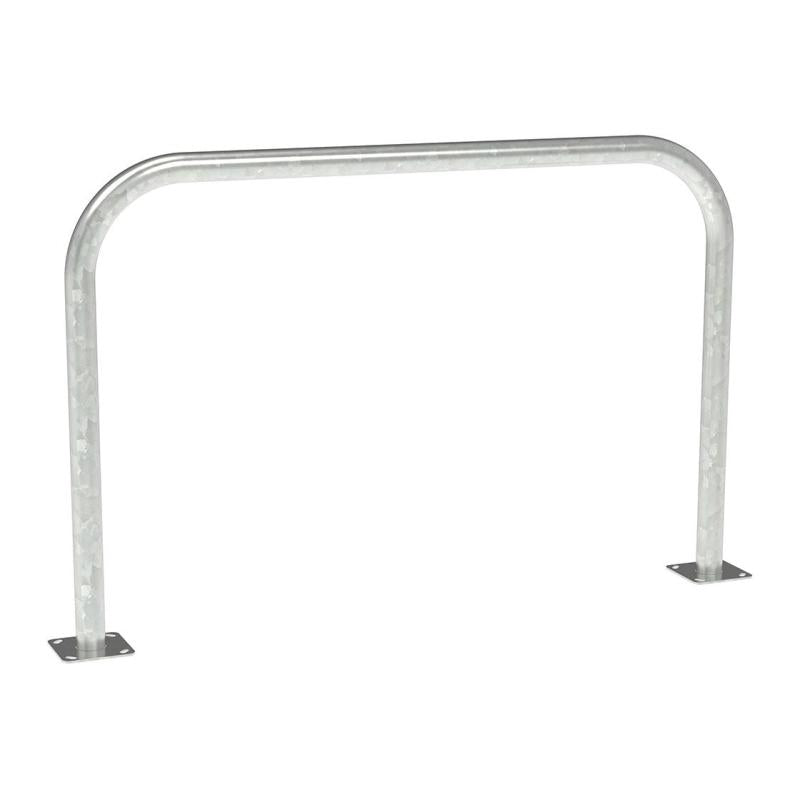 Galvanised Steel Hoop Barrier - Ø 60mm, 1000mm Height Ideal for Ground or Base Plate Installation