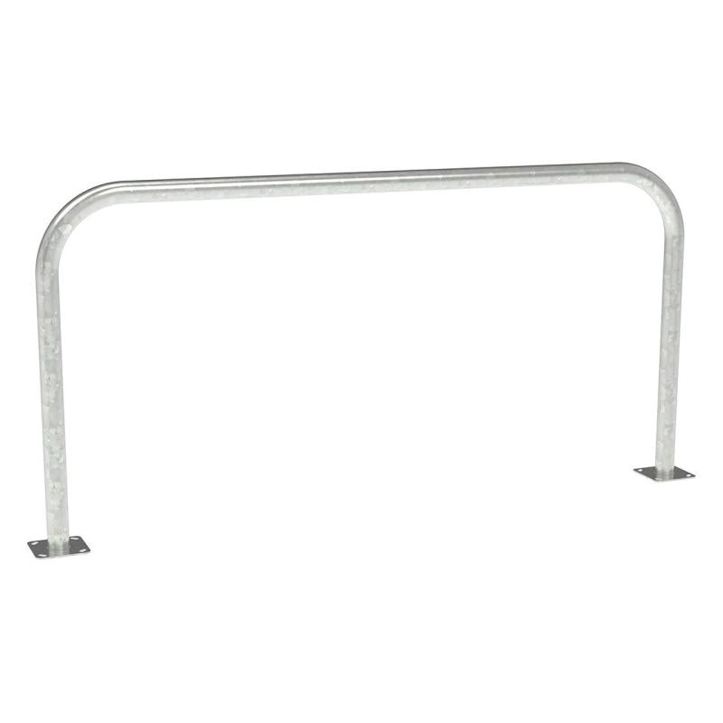 Galvanised Steel Hoop Barrier - Ø 60mm, 1000mm Height Ideal for Ground or Base Plate Installation