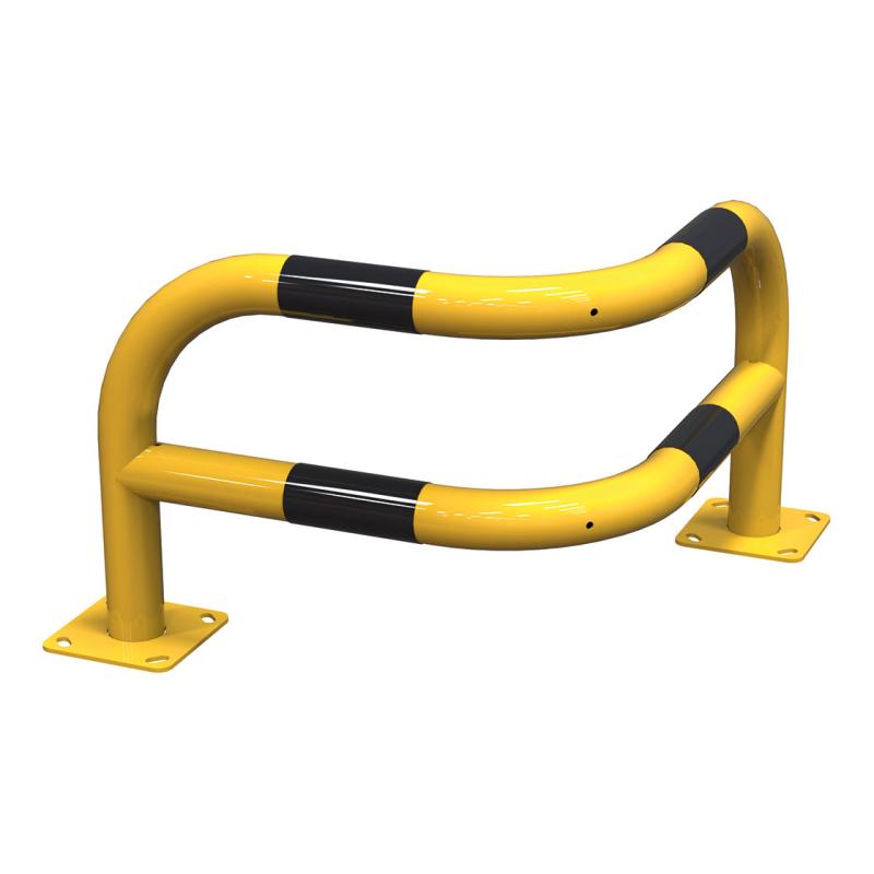 Angled Corner Safety Barrier – 430 mm Robust Protection for Buildings and Machinery