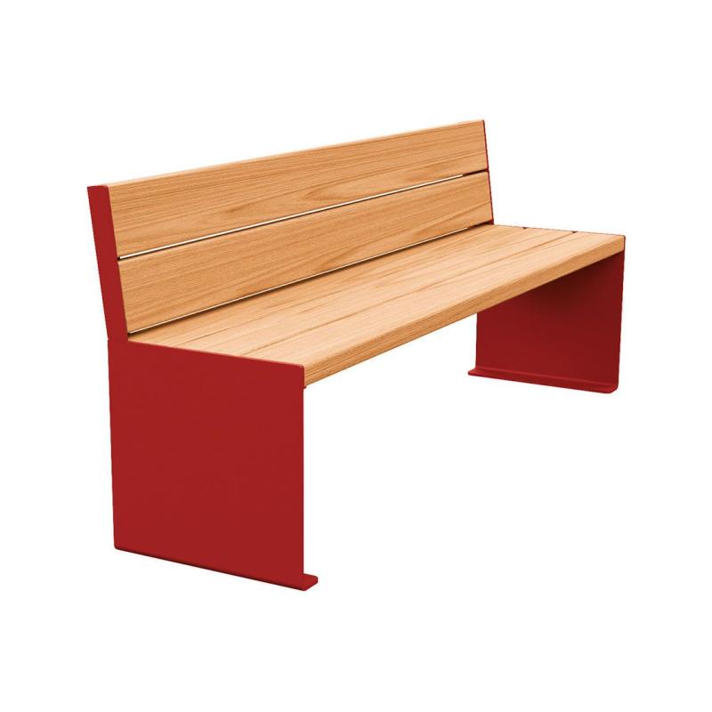 KUBE. Steel & Wood Seat Versatile Seating with Clean Lines
