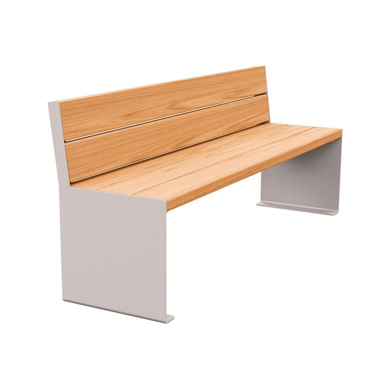 KUBE. Steel & Wood Seat Versatile Seating with Clean Lines