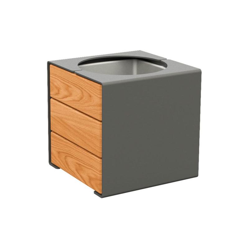 KUBE Planter Contemporary All-Steel Elegance for Indoor and Outdoor Spaces