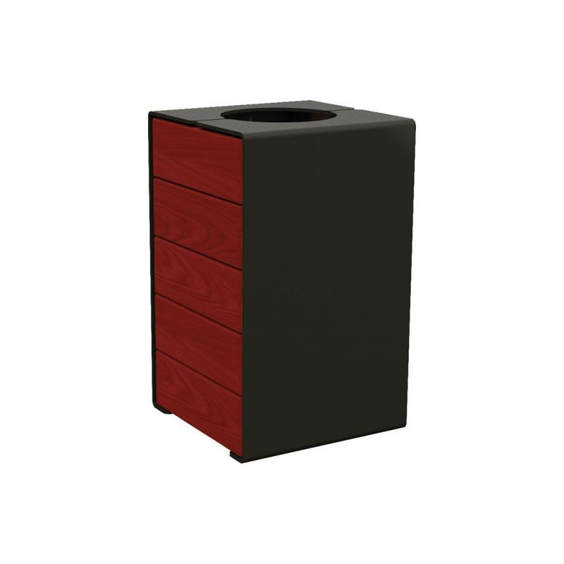 KUBE Litter Bin 120 Litres High Capacity and Versatile Design