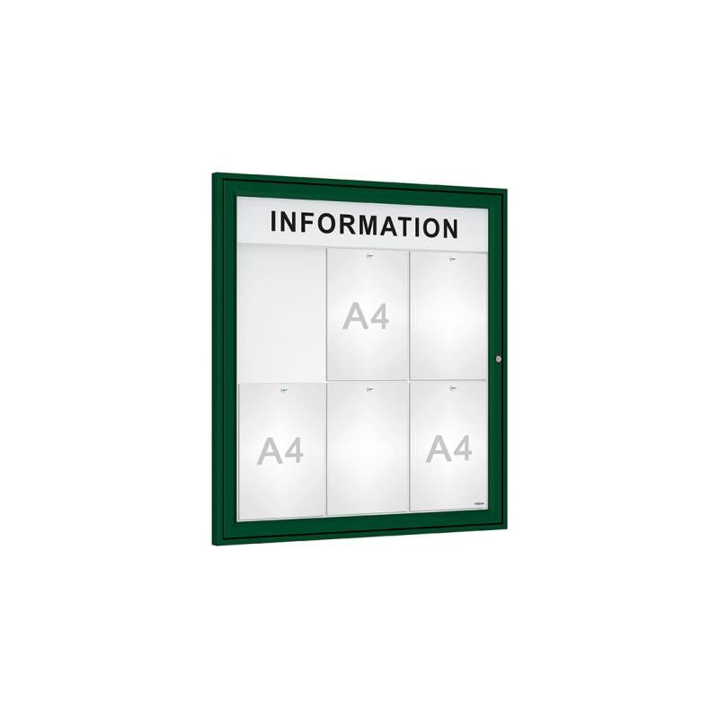 Enhance Your Outdoor Display with 'Tradition' Outdoor Notice Boards Featuring Internal Header