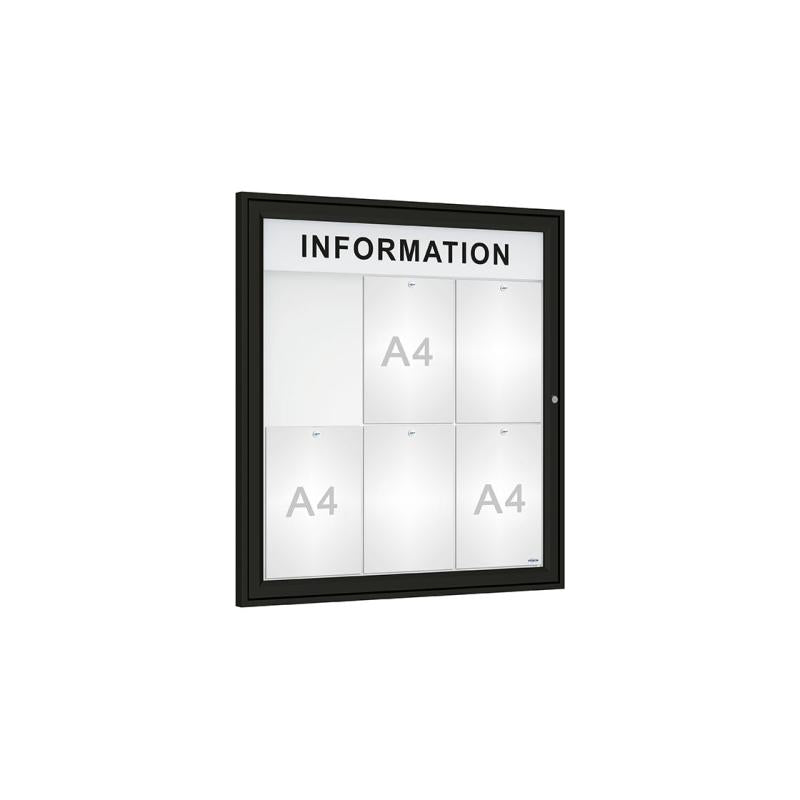 Enhance Your Outdoor Display with 'Tradition' Outdoor Notice Boards Featuring Internal Header