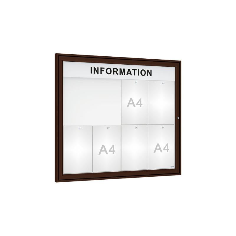 Enhance Your Outdoor Display with 'Tradition' Outdoor Notice Boards Featuring Internal Header