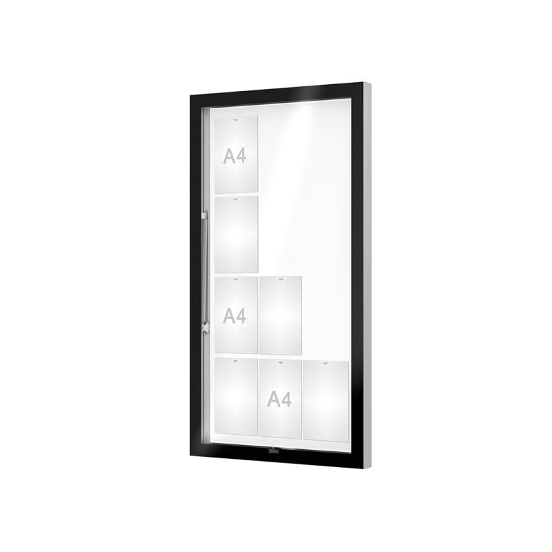 Edge Poster Case Depth 80mm Elevate Your Presentation with Security Glass Glazing and Fine Aluminum Profile