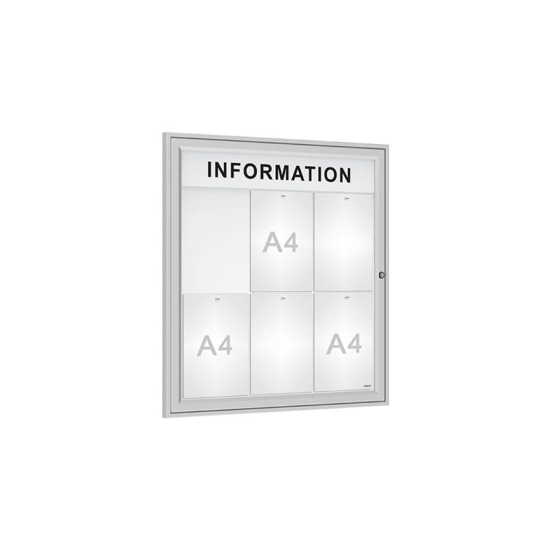 Enhance Your Outdoor Display with 'Tradition' Outdoor Notice Boards Featuring Internal Header