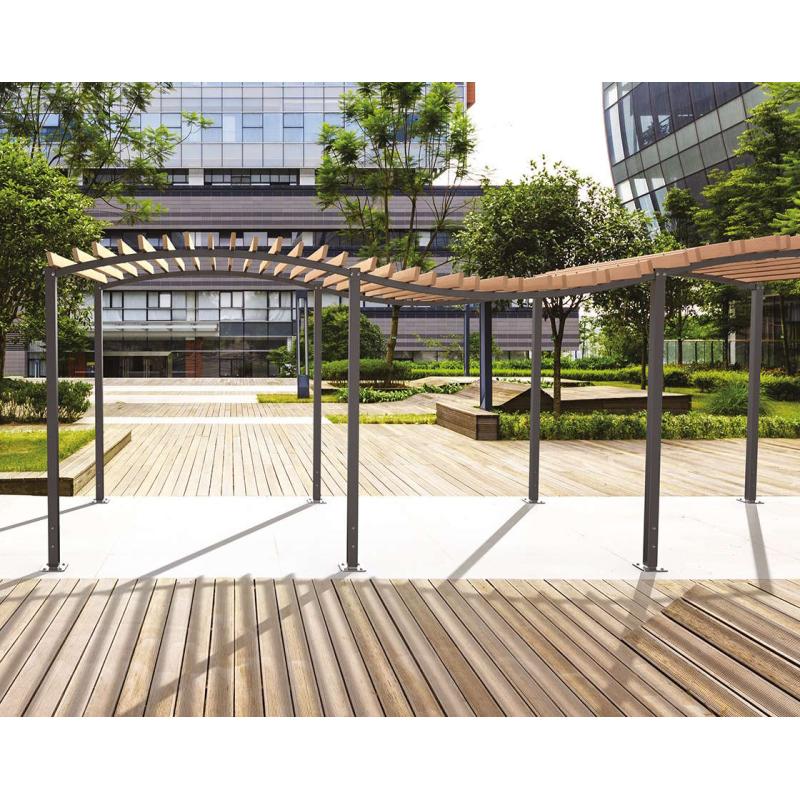 Wave Pergola Elegant Shade Solution for Public Spaces