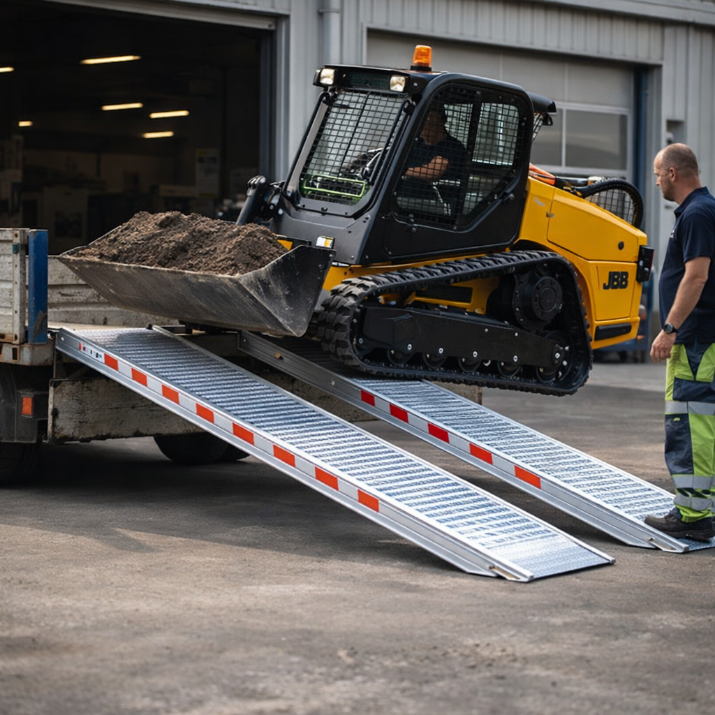 Aluminium Loading Ramps – 3500mm x 510mm – 9600kg Capacity – Heavy Duty Use