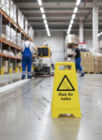 Premium Warning Sign for Slip Hazard - Durable PVC, Magnet, and Aluminum Options with High-Visibility Design