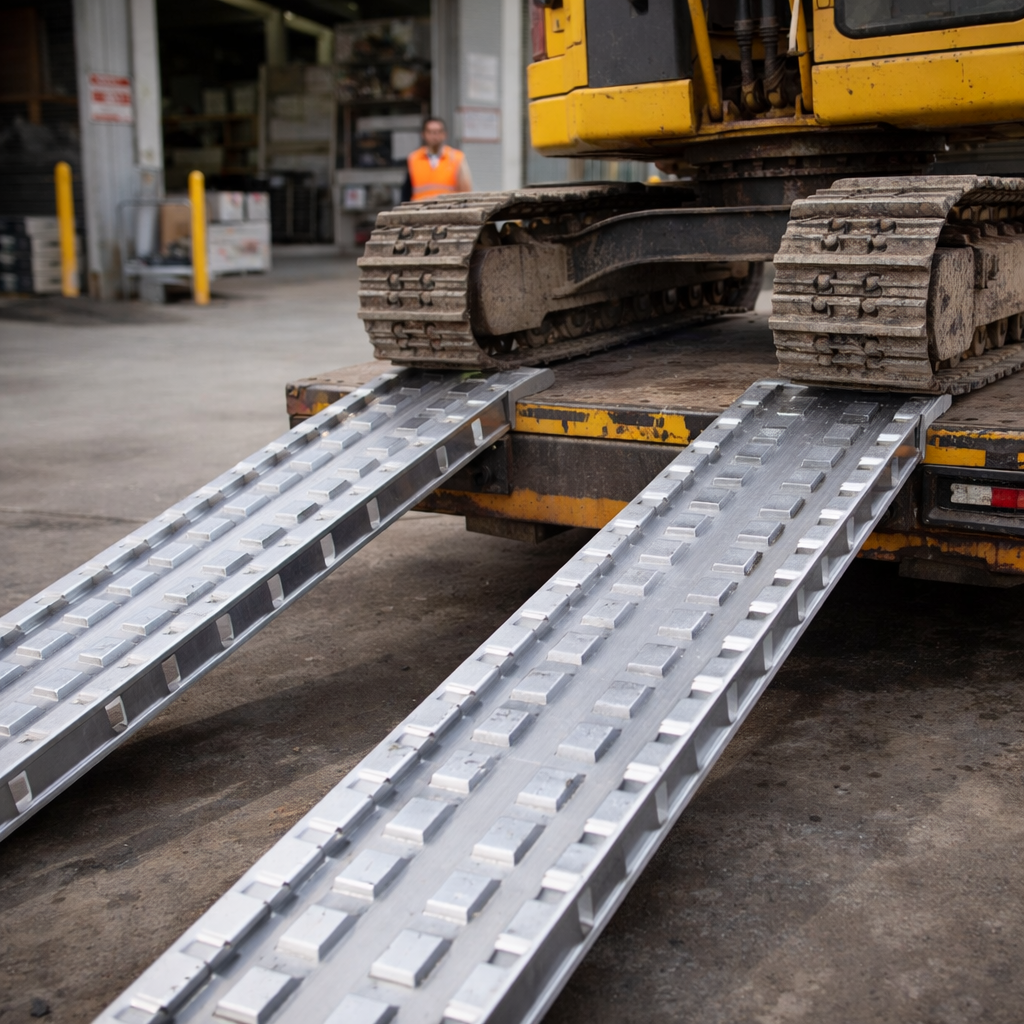 Loading Ramps – 1000mm x 450mm – 50,000kg Capacity – Industrial Use