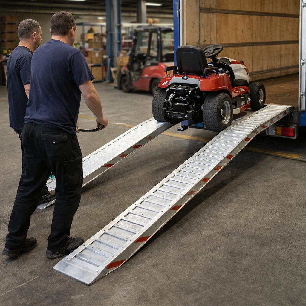 Aluminium Loading Ramps – 3500x300mm – 1750kg Capacity – Professional Use