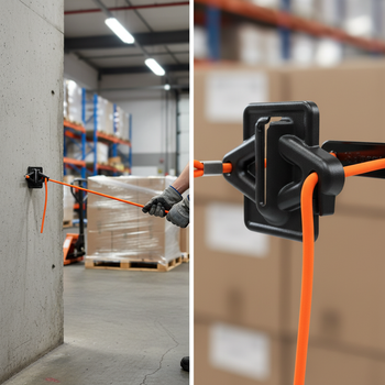 Premium Cord Strap Clips with Robust Bungee for Secure Attachment to Pillars, Trees, and Scaffolding