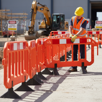 Premium Chapter 8 Pedestrian Barrier System with High Wind Resistance and Easy Handling Features