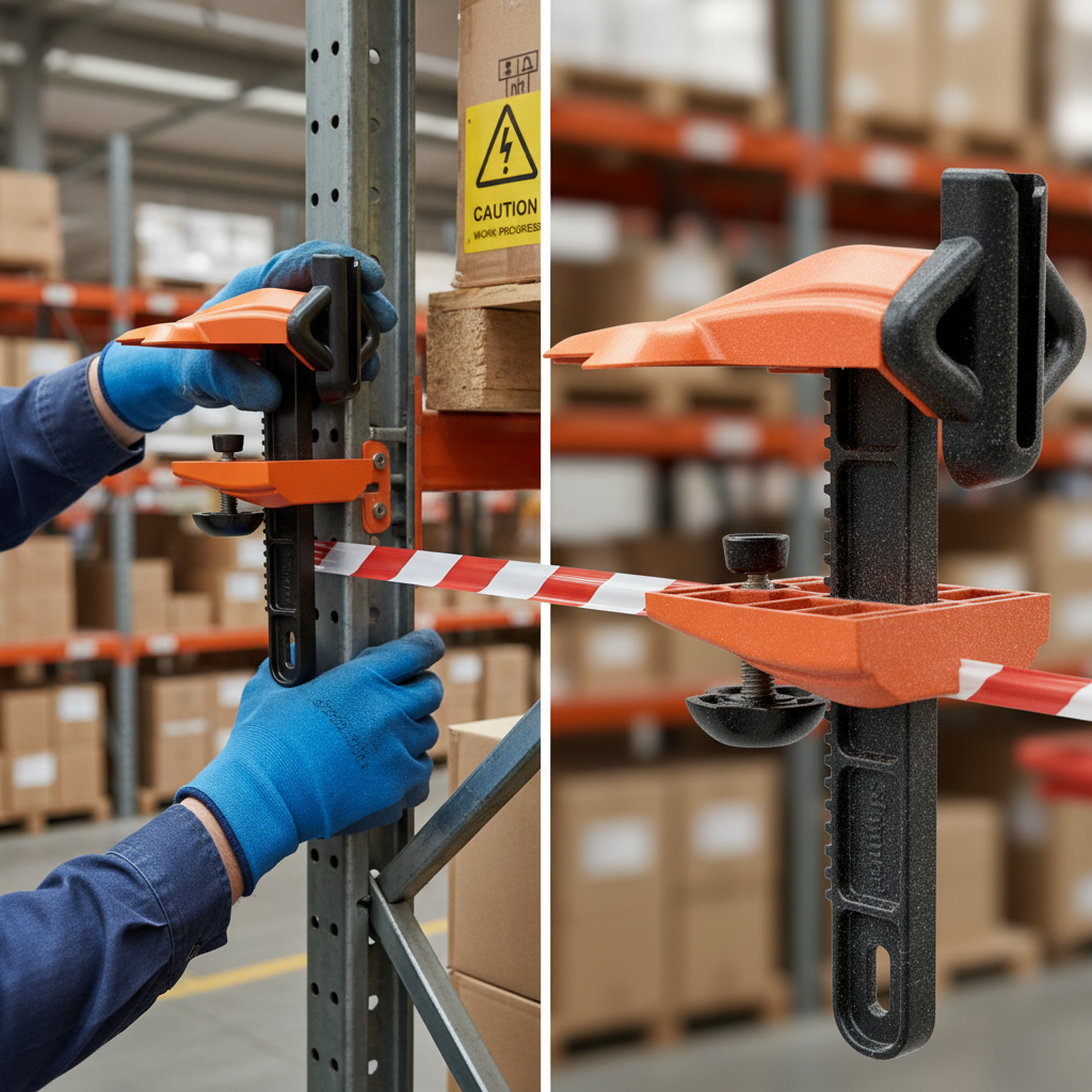 Premium Clamp Holder for Retractable Barrier Units - Heavy Duty Design for Secure Mounting on Various Surfaces | Barriers Co