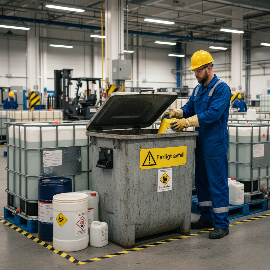 Premium Warning Sign for Hazardous Waste - Multiple Materials and Sizes for Professional Safety